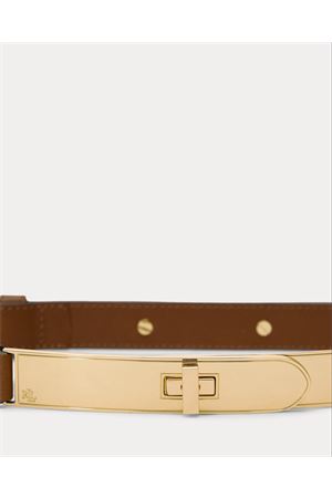 Trnlock-Belt-Skinny-Natural Smth Leathr LAUREN RALPH LAUREN | Belts | 412873120004